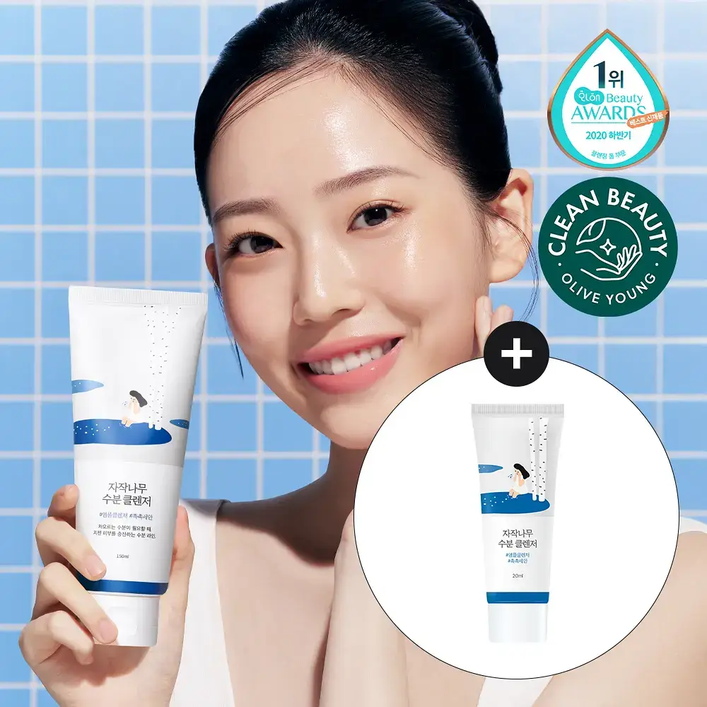 [수분촉촉] 라운드랩 자작나무 수분 클렌저 150ml 기획 (+20ml)